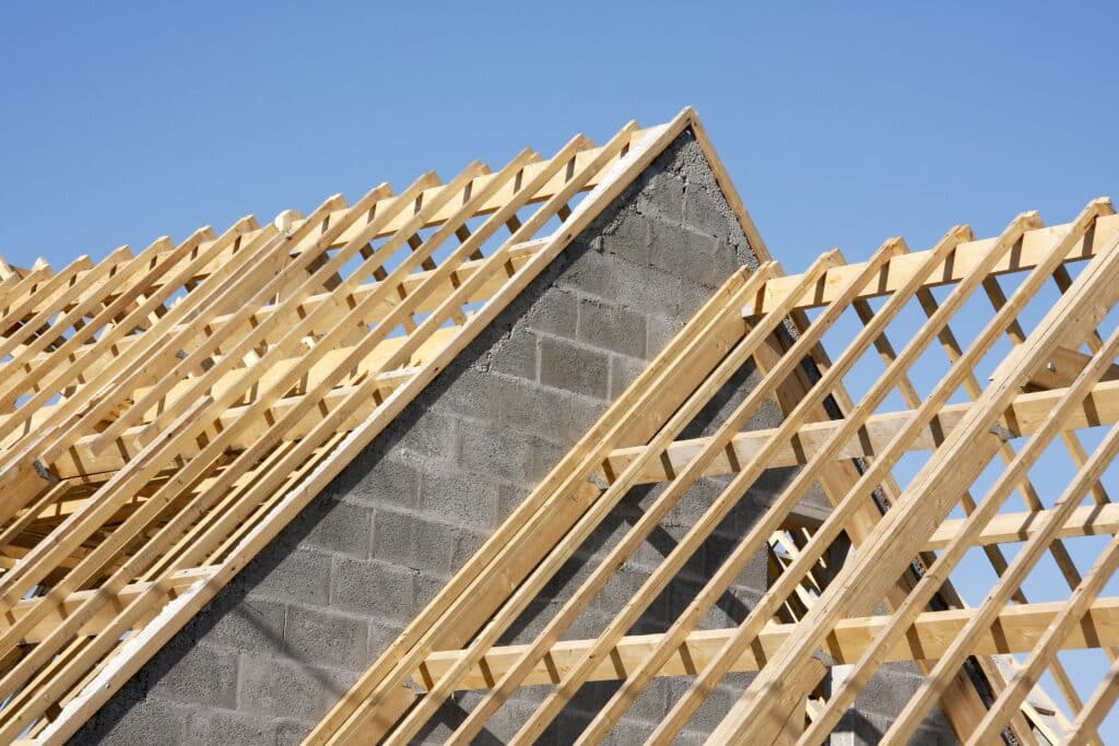 Détail d'une charpente